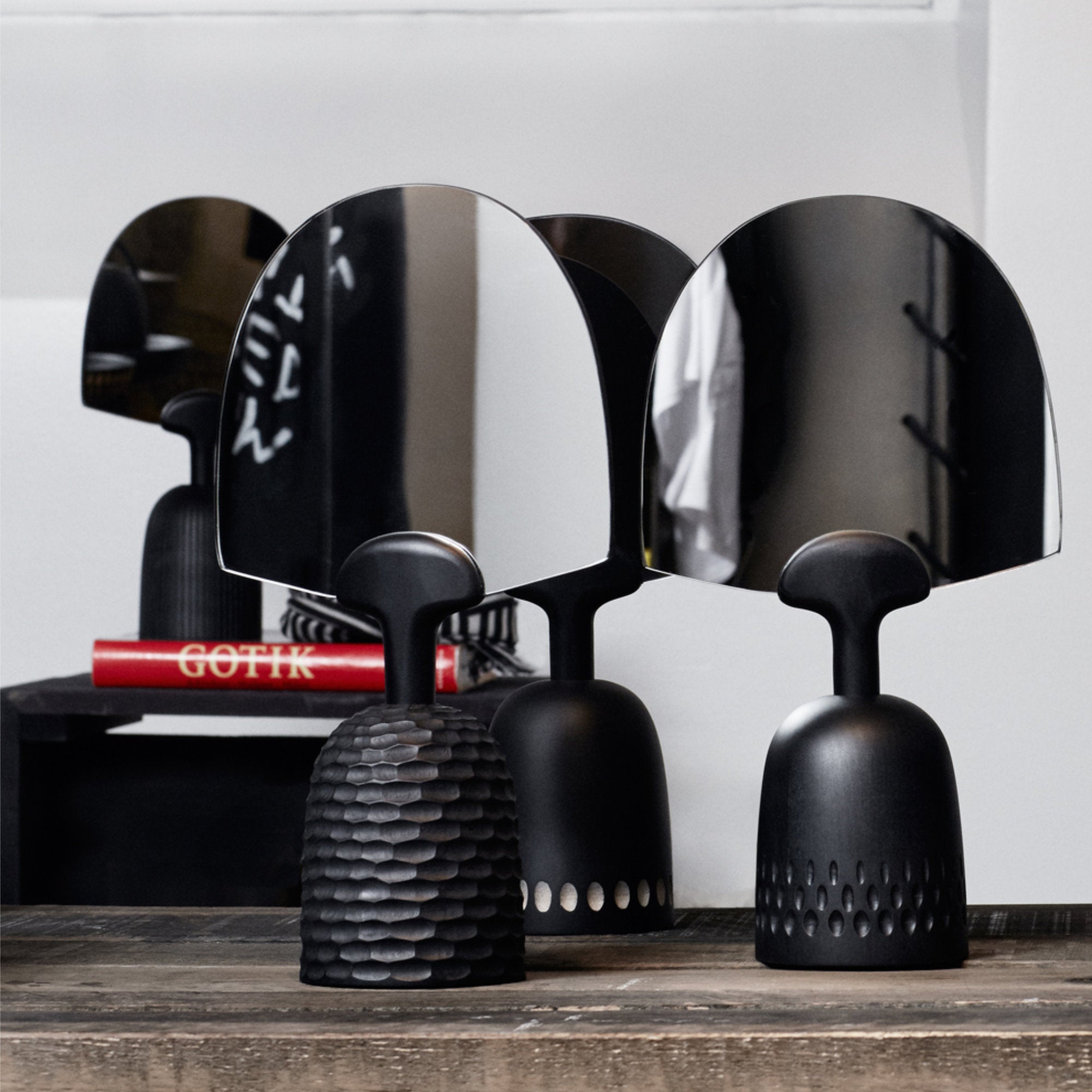 Nur Mirror - Rain Drops/Maple Black-2