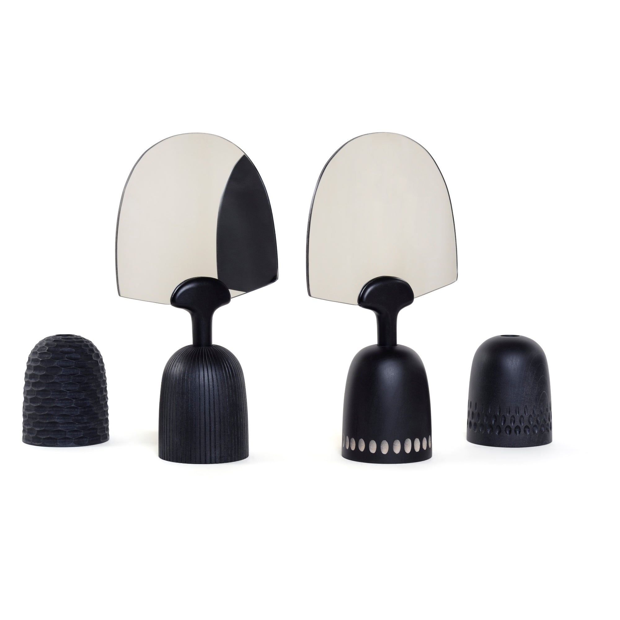 Nur Mirror - Rain Drops/Maple Black-3