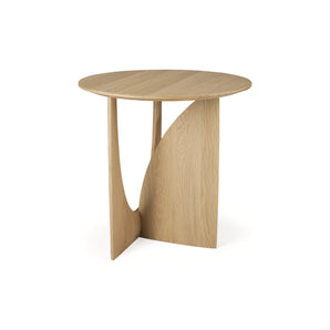 طاولة جانبية هندسية 50537 - بلوط مصقول