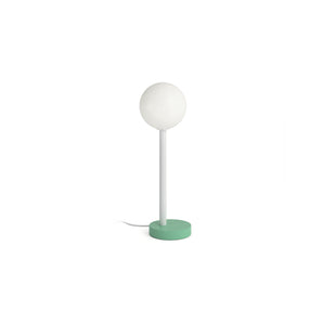 Off Center D01 Table Lamp - White/Light Green