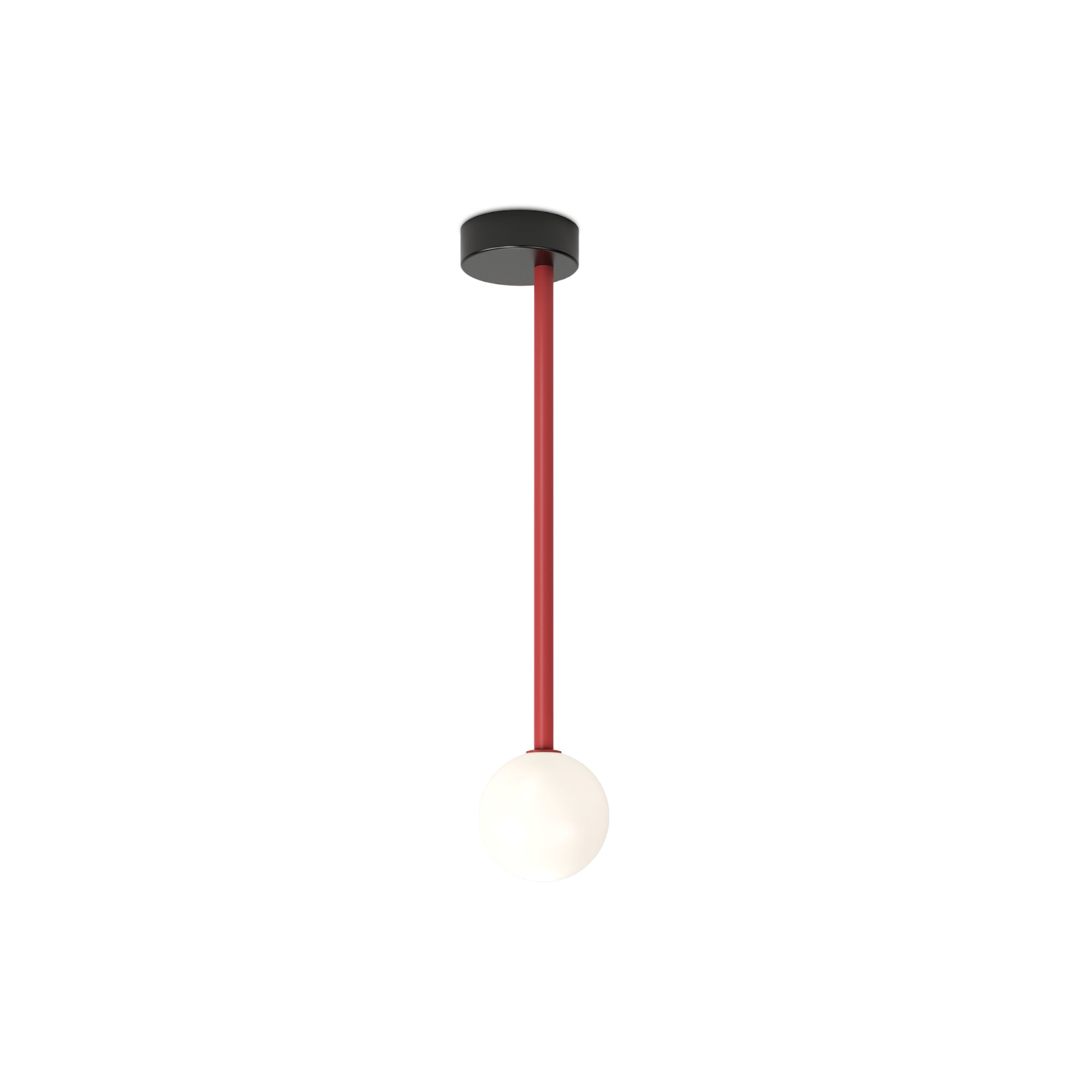 Off Center P01 Pendant Lamp - Black/White/Red-1
