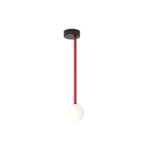 Off Center P01 Pendant Lamp - Black/White/Red