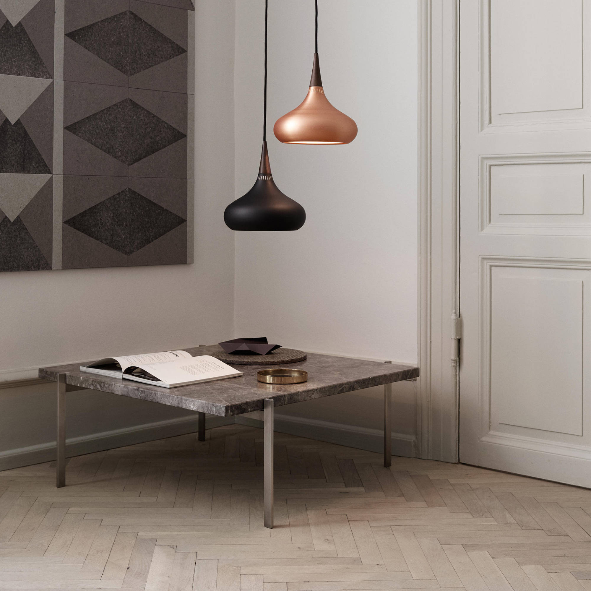 Orient P2 Pendant Lamp - Copper/Rosewood-3