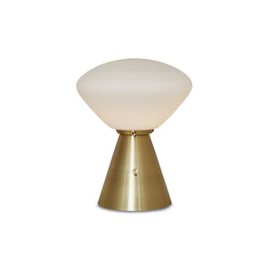 Ottilia Table Lamp - Brass/Opal Glass