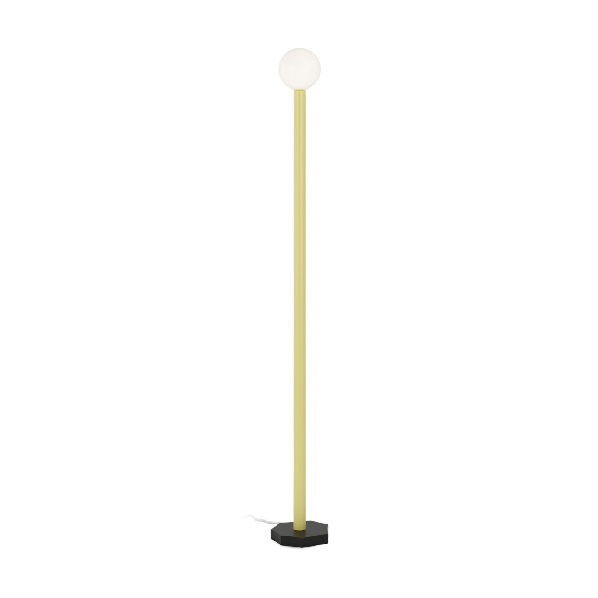 Outlines F01 Floor Lamp - Black/White/Light Yellow-1