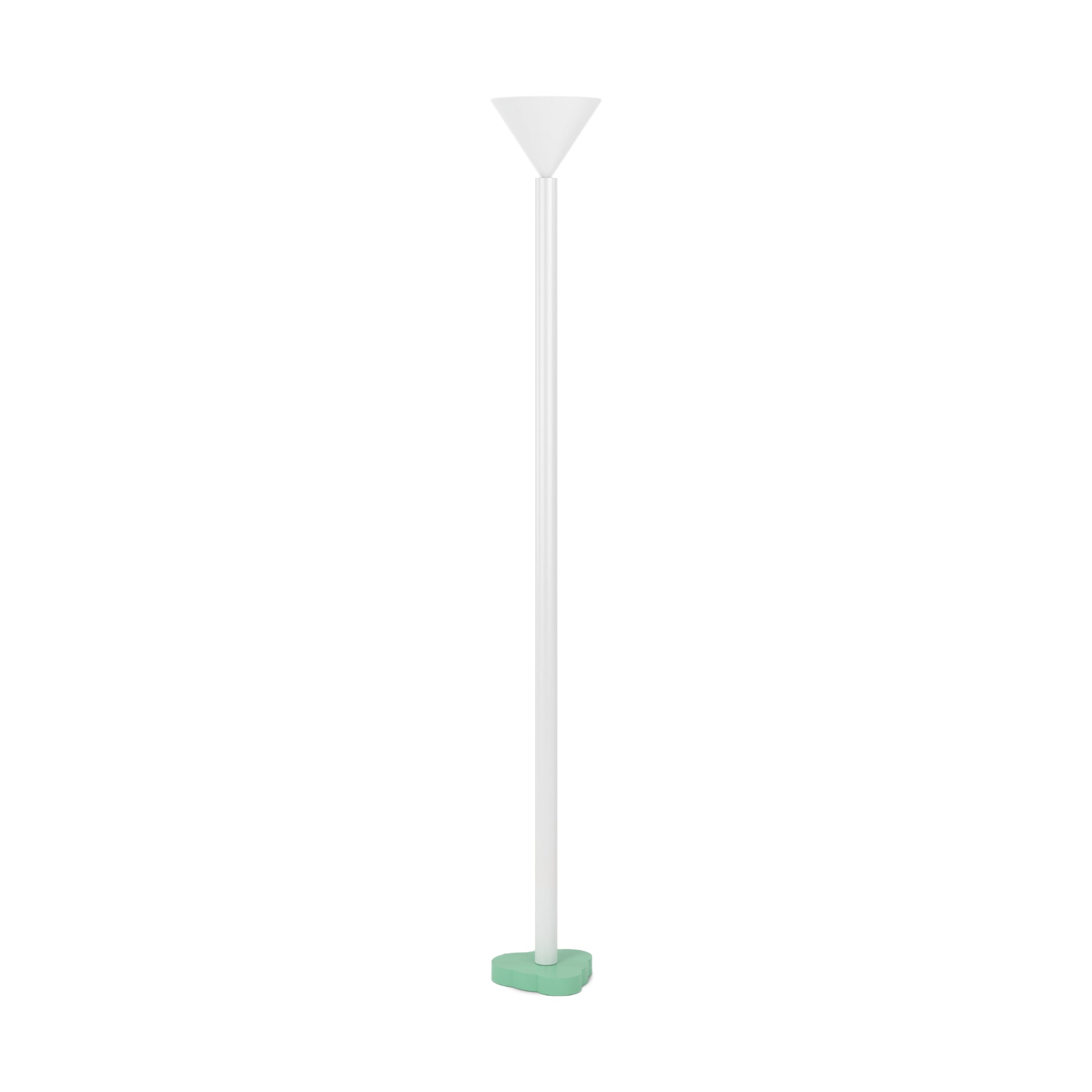Outlines F06 Floor Lamp - White/Light Green-1