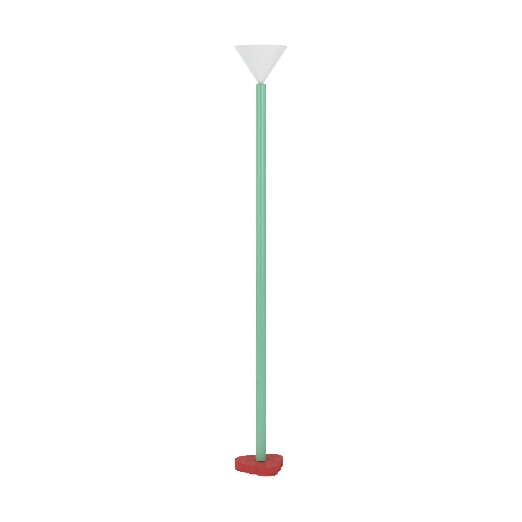 Outlines F06 Floor Lamp - White/Red/Light Green-1