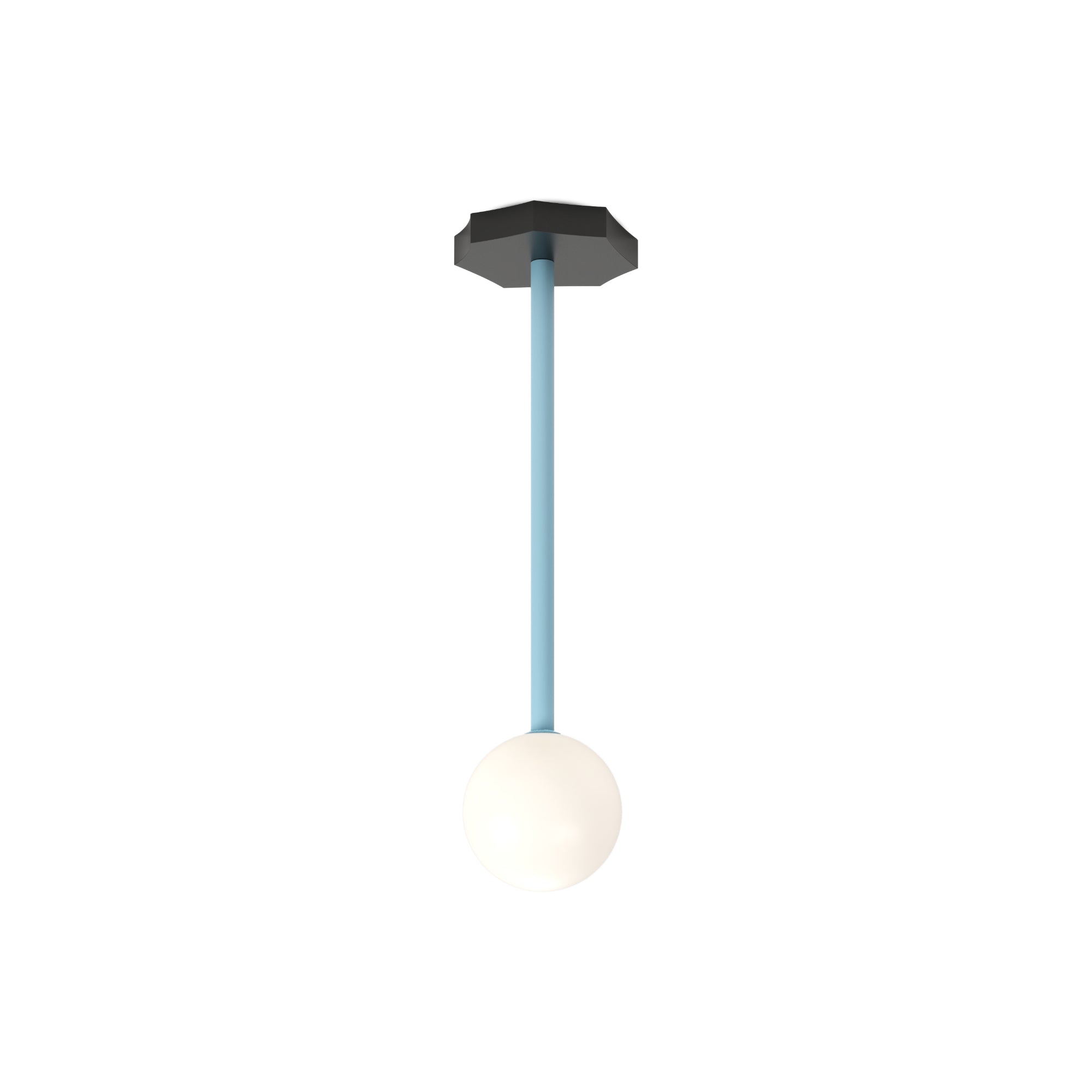 Outlines P01 Pendant Lamp - Black/White/Light Blue-1