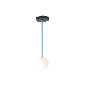 Outlines P02 Pendant Lamp - Black/White/Light Blue