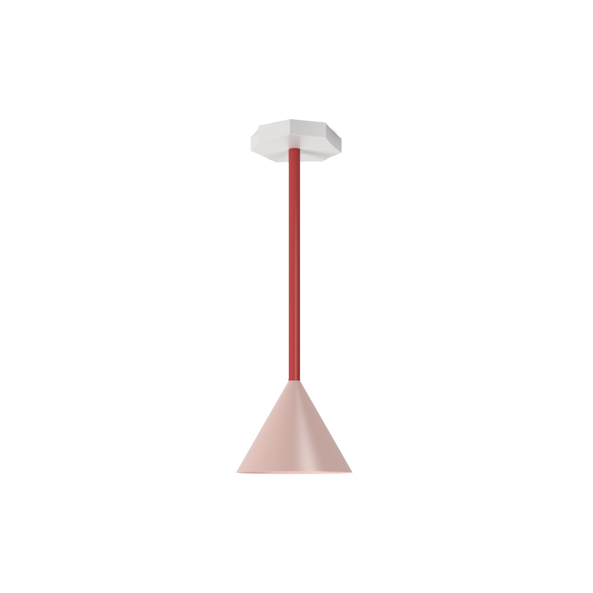 Outlines P04 Pendant Lamp - White/Red/Pink-1