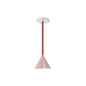 مصباح معلق P04 - أبيض/أحمر/وردي