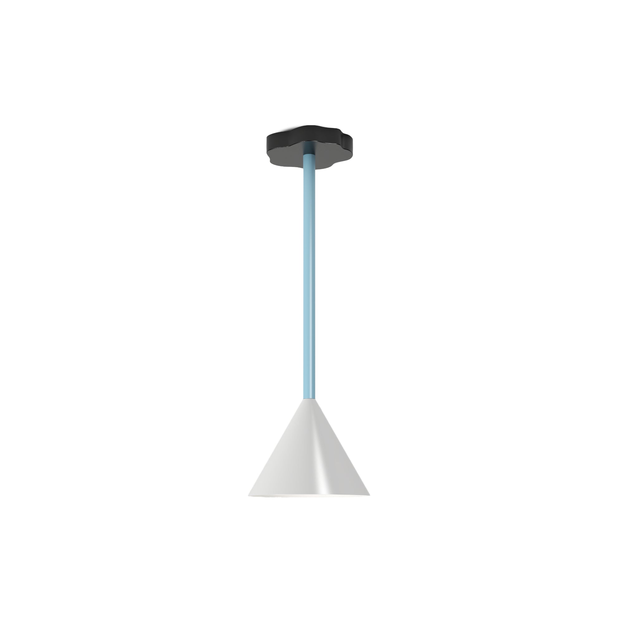 Outlines P05 Pendant Lamp - Black/Light Blue
