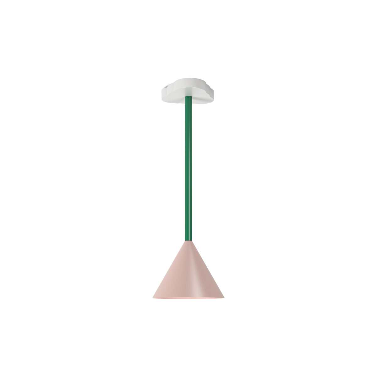 Outlines Pendant Lamp – 20x58.8 / White/Intense Green/Pink-1
