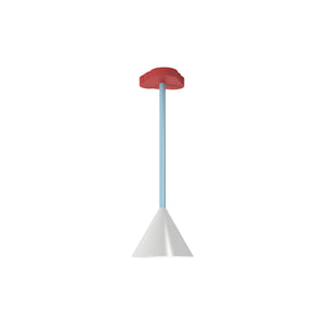 Outlines P06 Pendant Lamp - White/Red/Light Blue