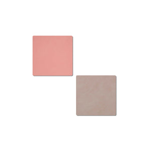 Glass Mat Square Double Nupo Rose/Light Grey