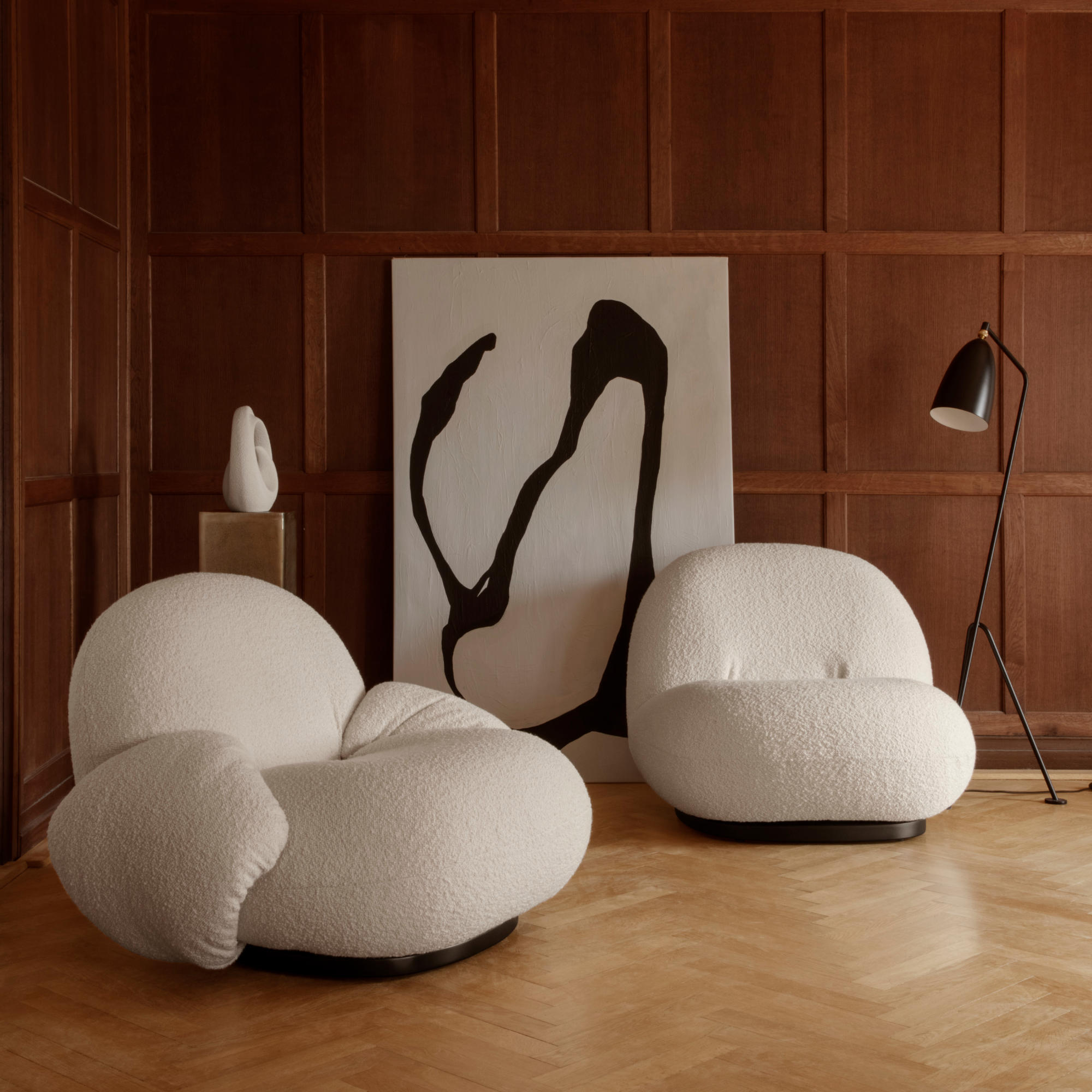 Pacha 10964 Armchair - Black/Fabric D (Karakorum 001)-2