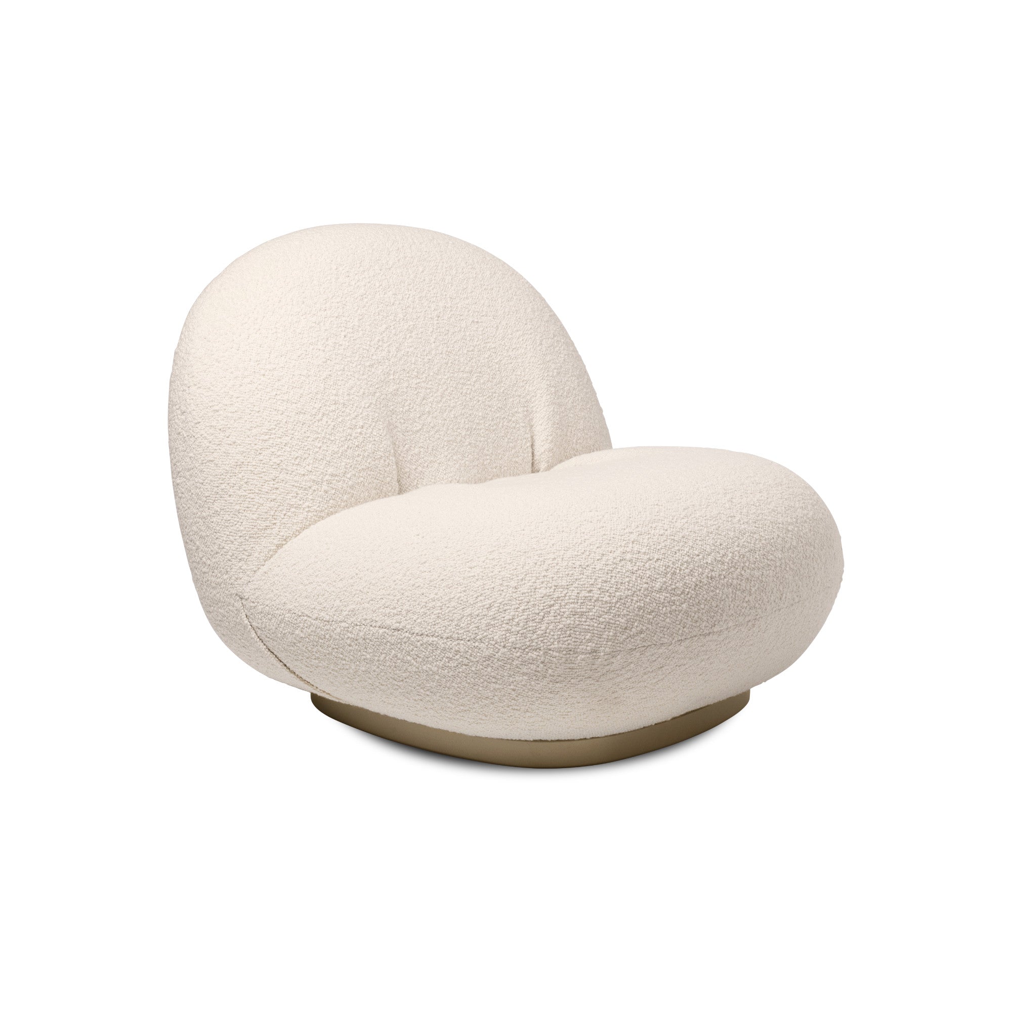 Pacha 11601 Swivel Lounge Chair - Pearl Gold / Fabric D (Karakorum 001)