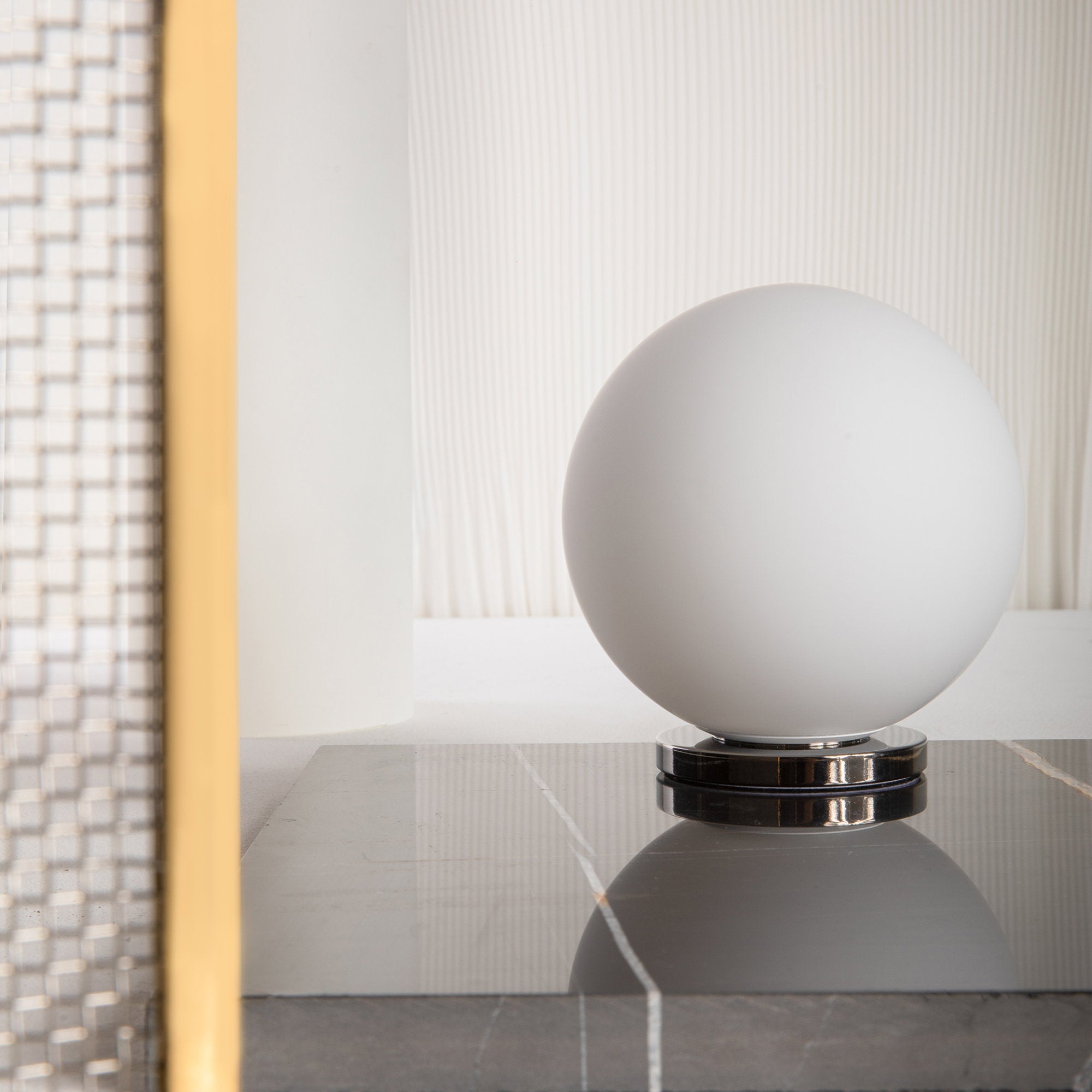 Pallina Small Table Lamp - Nickel-7