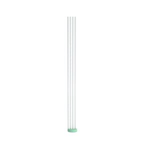مصباح أرضي من الأنابيب المتوازية F01 - أبيض/أخضر فاتح