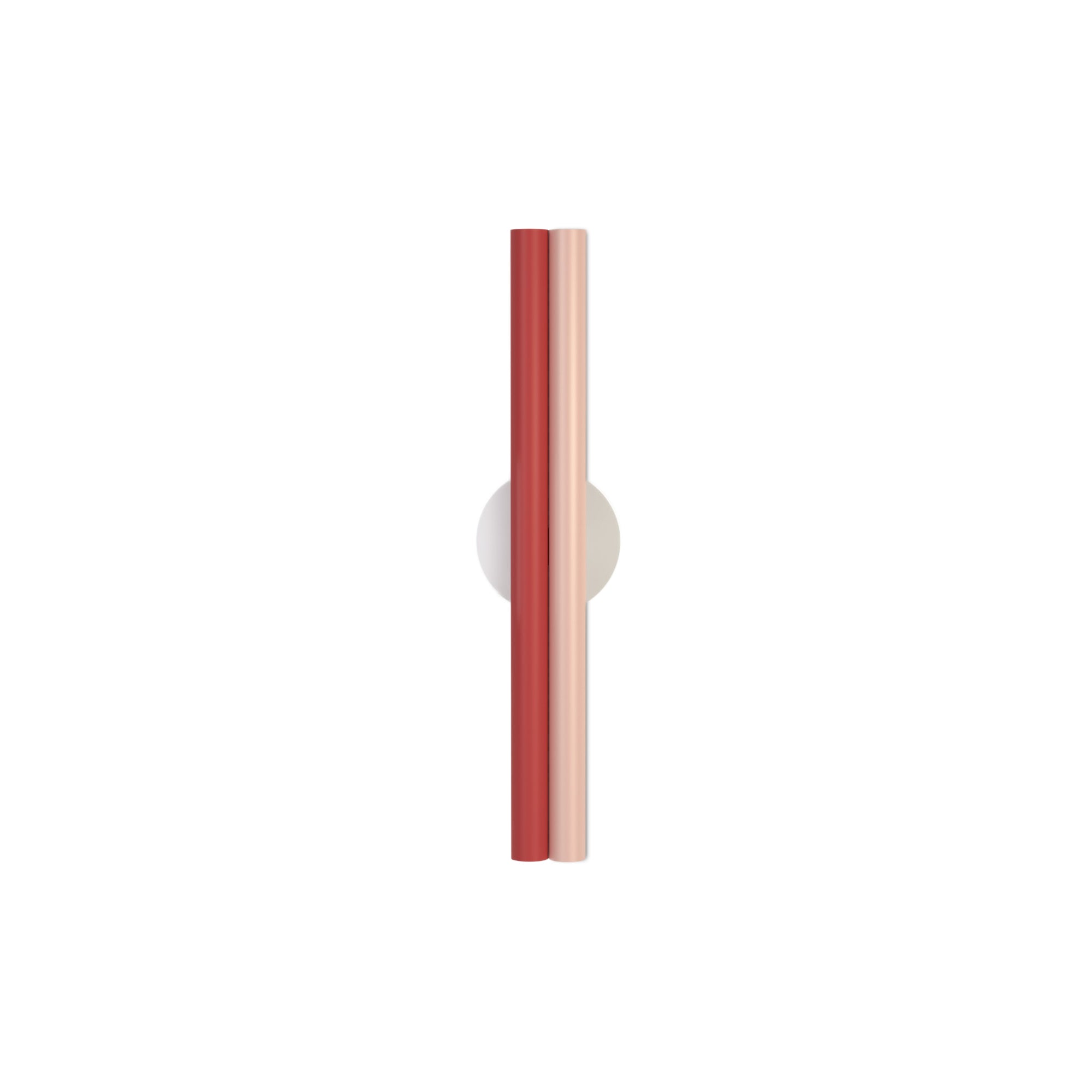Parallel Tubes W01 Wall Lamp - White/Red/Pink-1