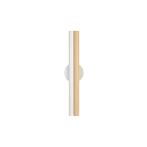Parallel Tubes W01 Wall Lamp - White/Sand
