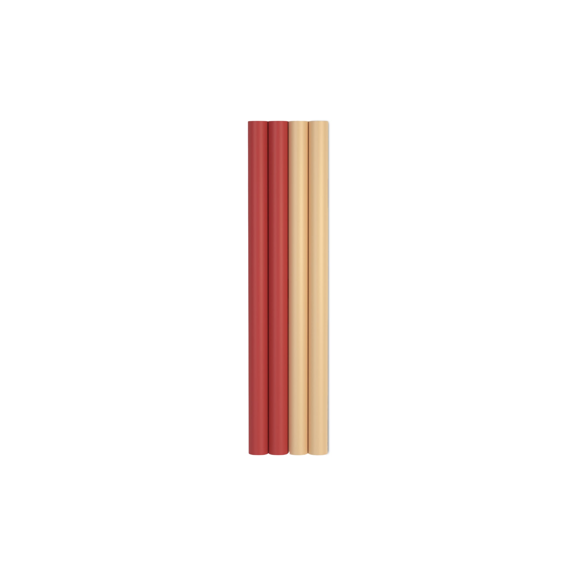 Areti - Parallel Tubes W02 Wall Lamp - Red/Sand – Designitch