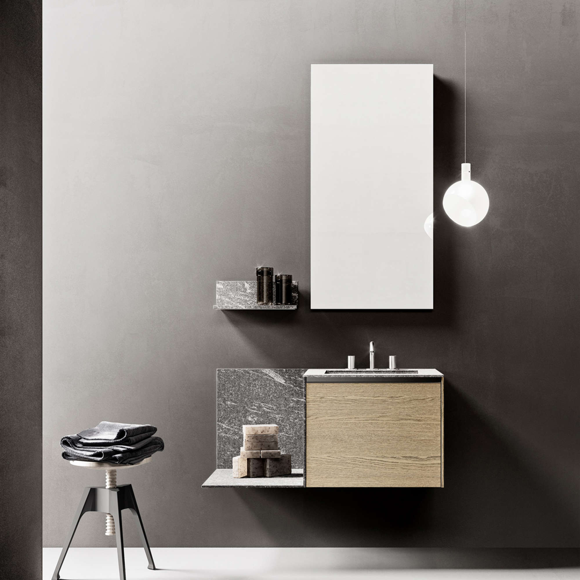 مصباح معلق بارولا - أبيض