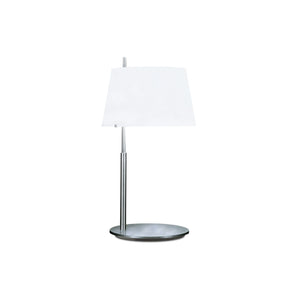 مصباح طاولة متوسط ​​الحجم باشن - نيكل/أبيض