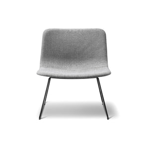 Pato 4372 Sledge Lounge Chair - Black/Fabric 2 (Sunniva 242)