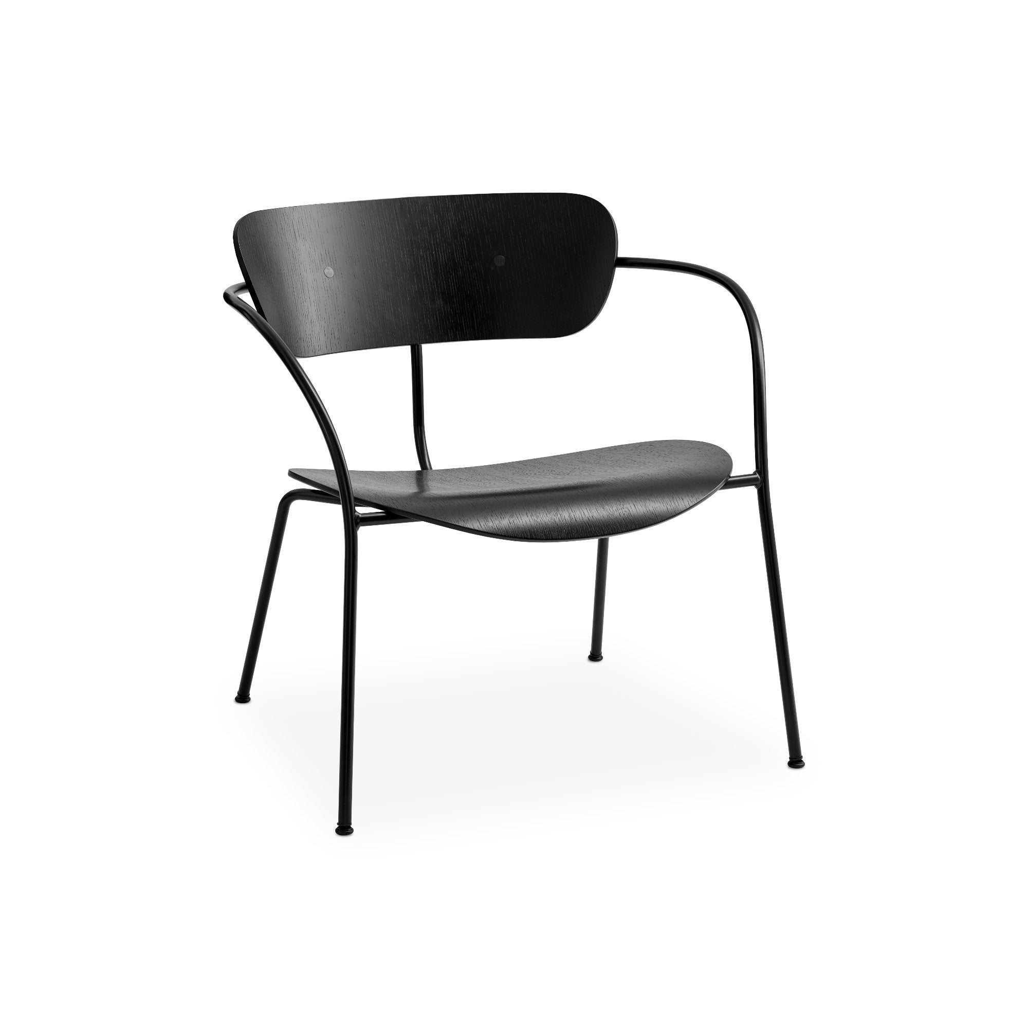 Pavilion AV5 Armchair - Black/Black Oak-1