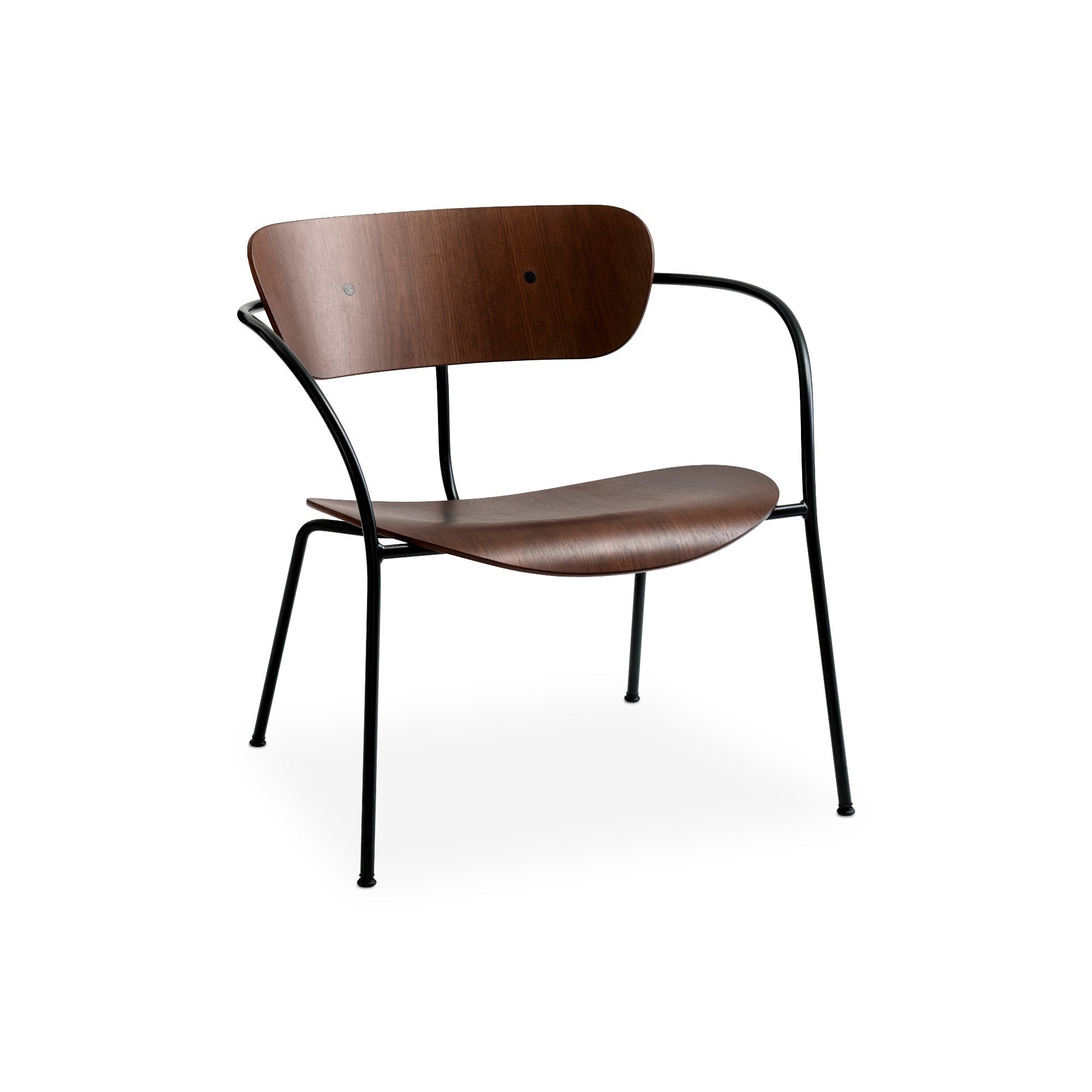 Pavilion AV5 Armchair - Black/Walnut