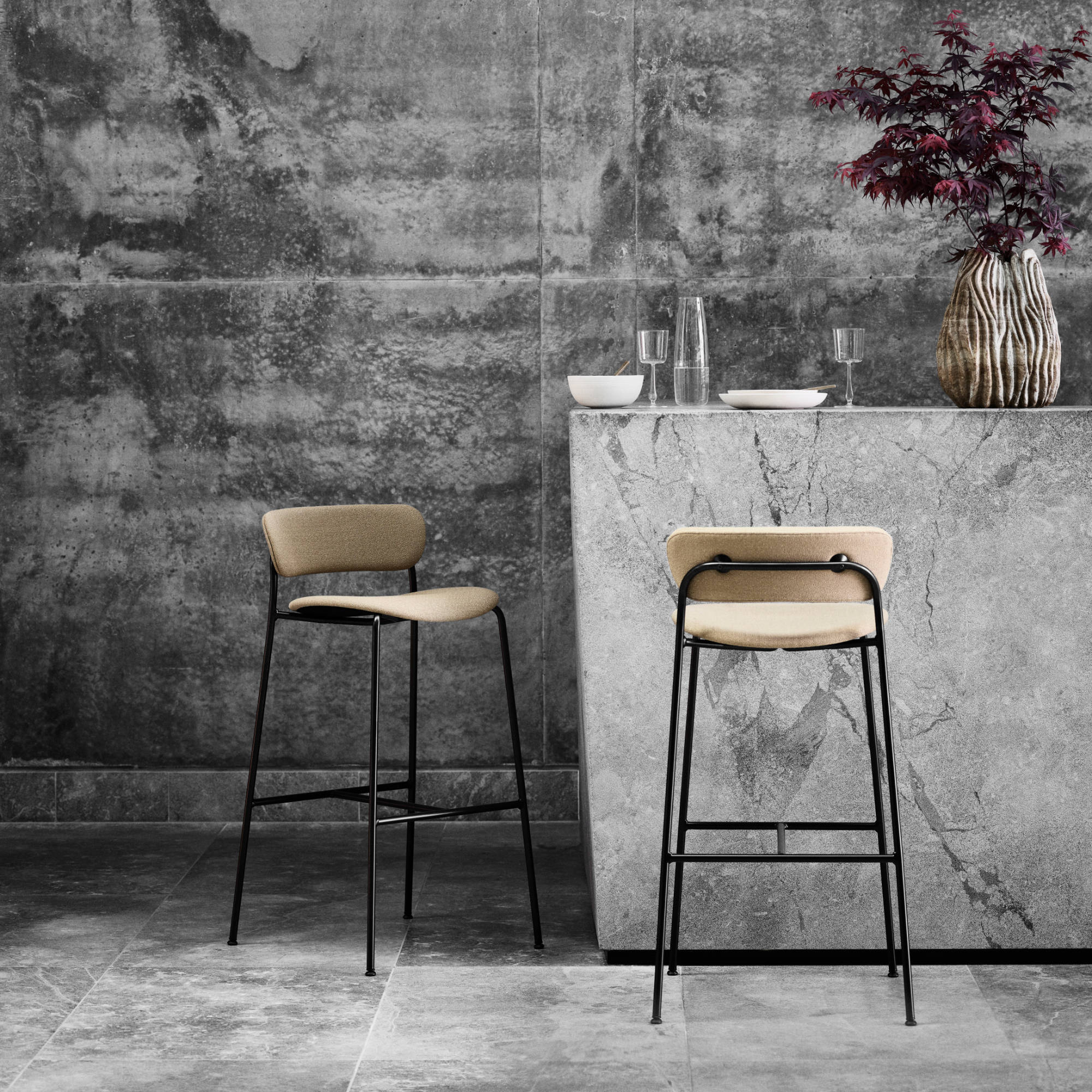 Pavilion AV15 Bar Chair - Fabric 5 (Karakorum 001)