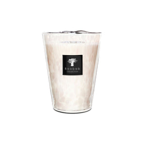 White Pearls Scented Candle - 24cm