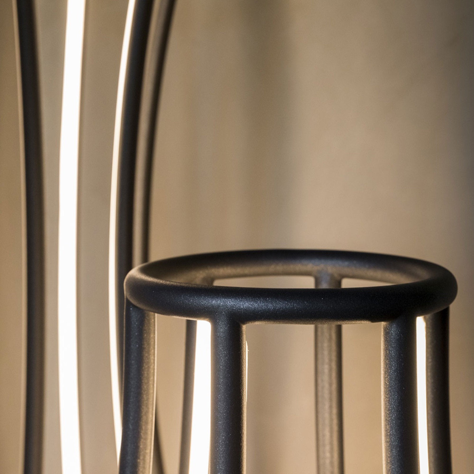 Penelope 180 Floor Lamp - Black-4