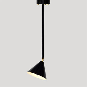 Periscope Cone Pendant Lamp - Black/White