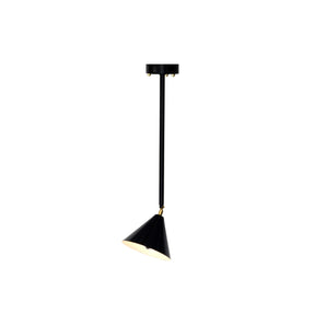 Periscope Cone Pendant Lamp - Black/White