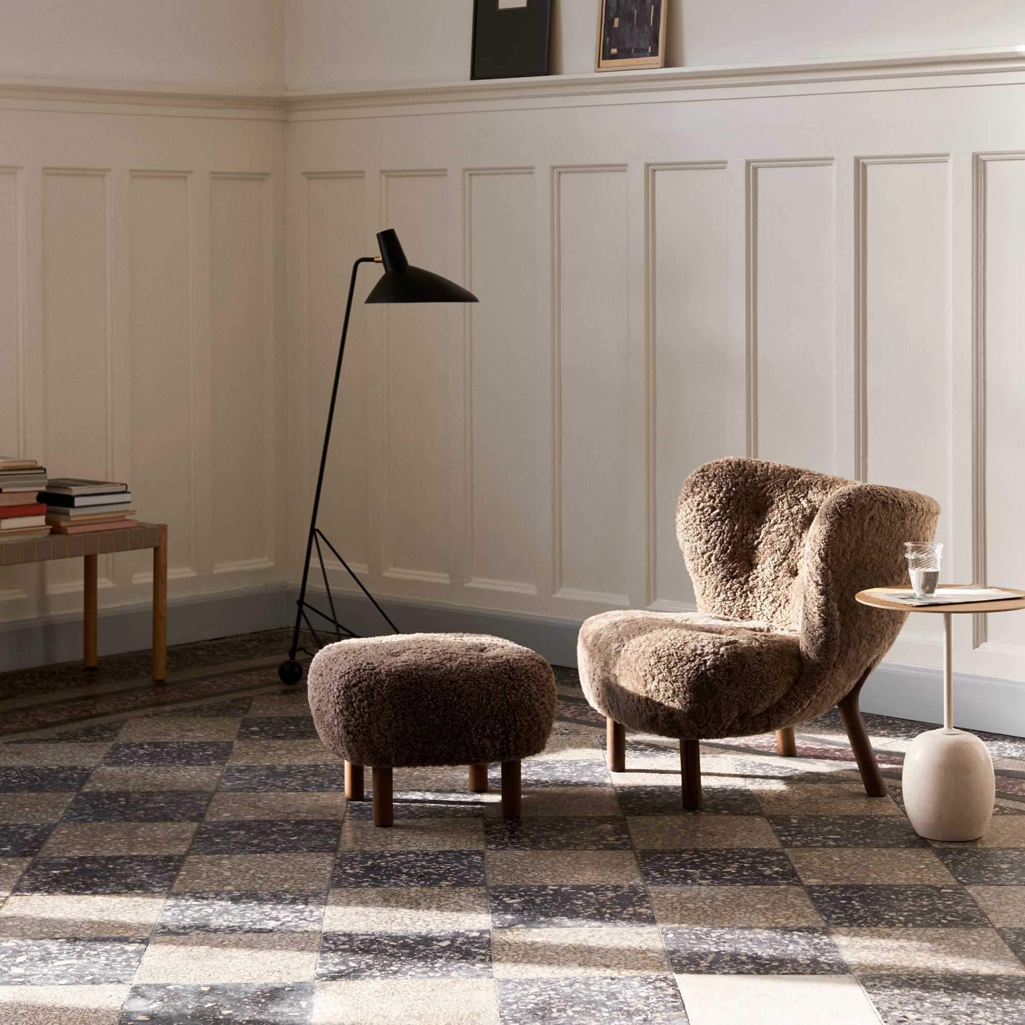 Little Petra VB1 Armchair - Oak/Fabric (Karakorum 003)-3