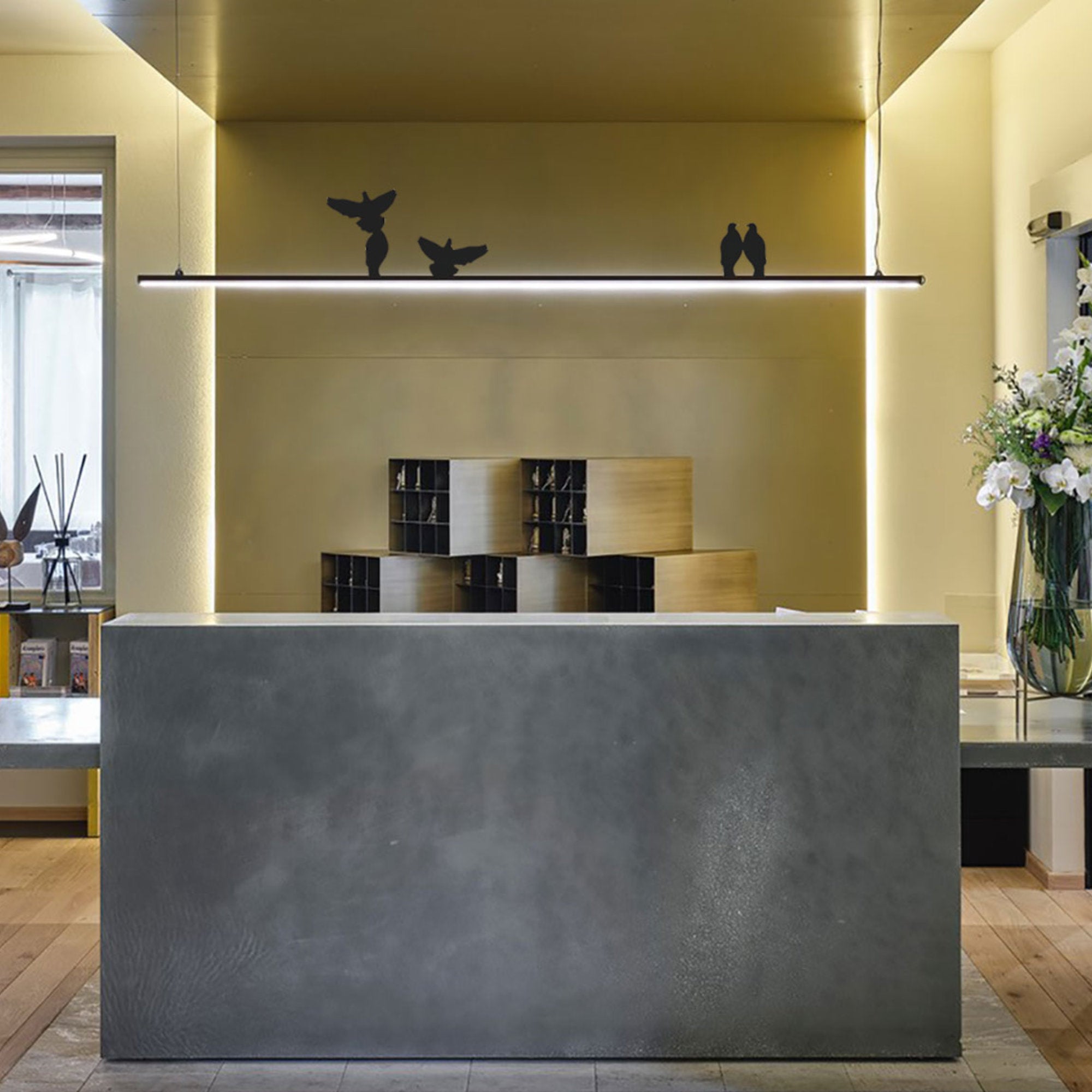 Phil Tightrope Walker Ceiling Lamp - Black Metal-8