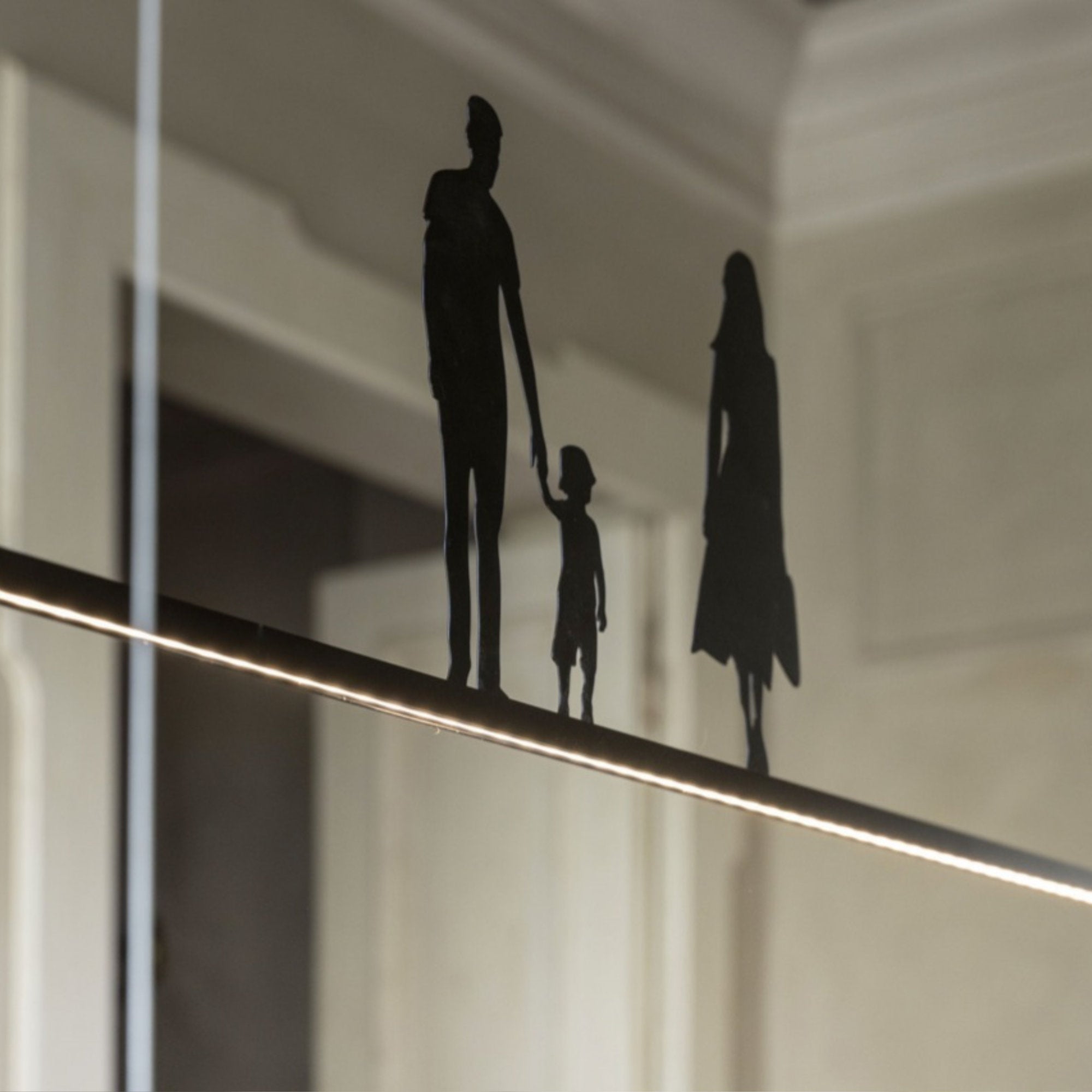 Phil Tightrope Walker Ceiling Lamp - Black Metal-5