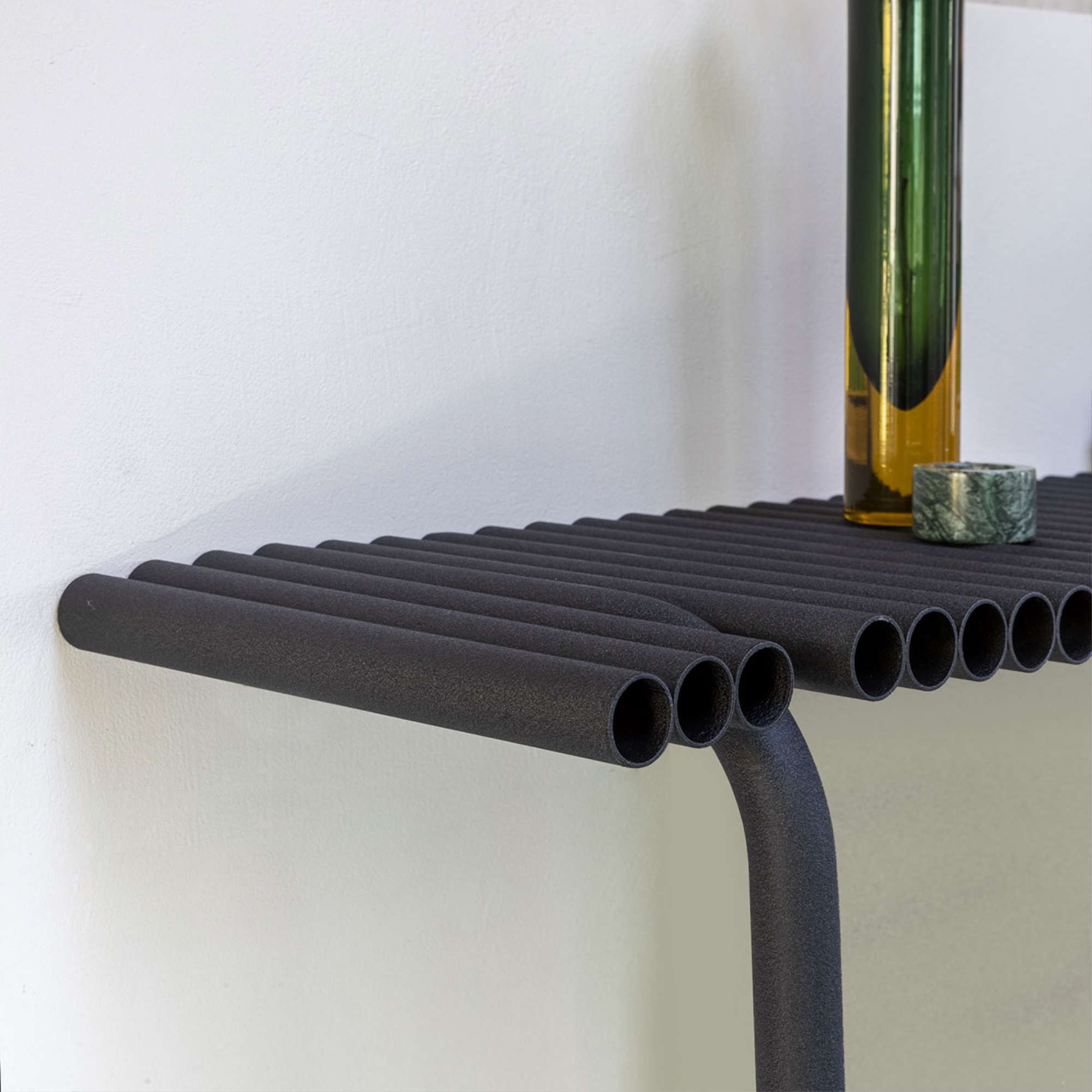 Pipelines 112 Coffee Table - Black Metal-5