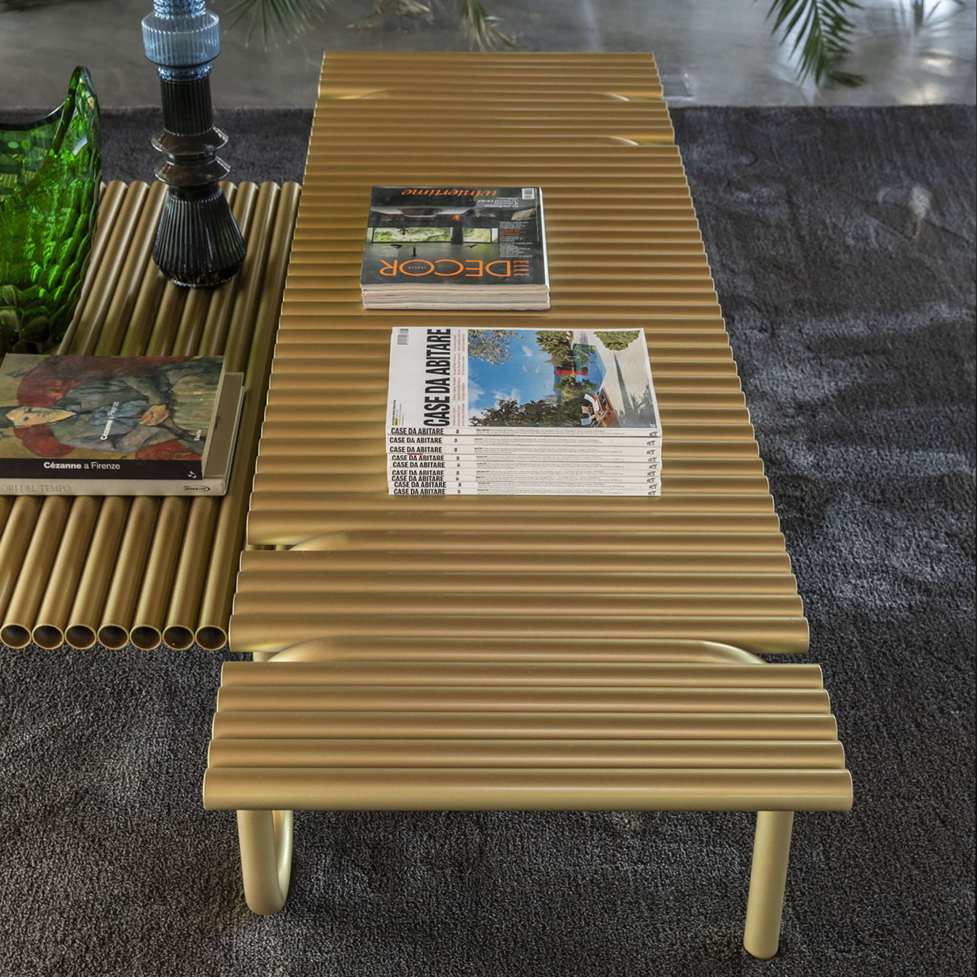 Pipelines 175 Coffee Table - Black Metal-11