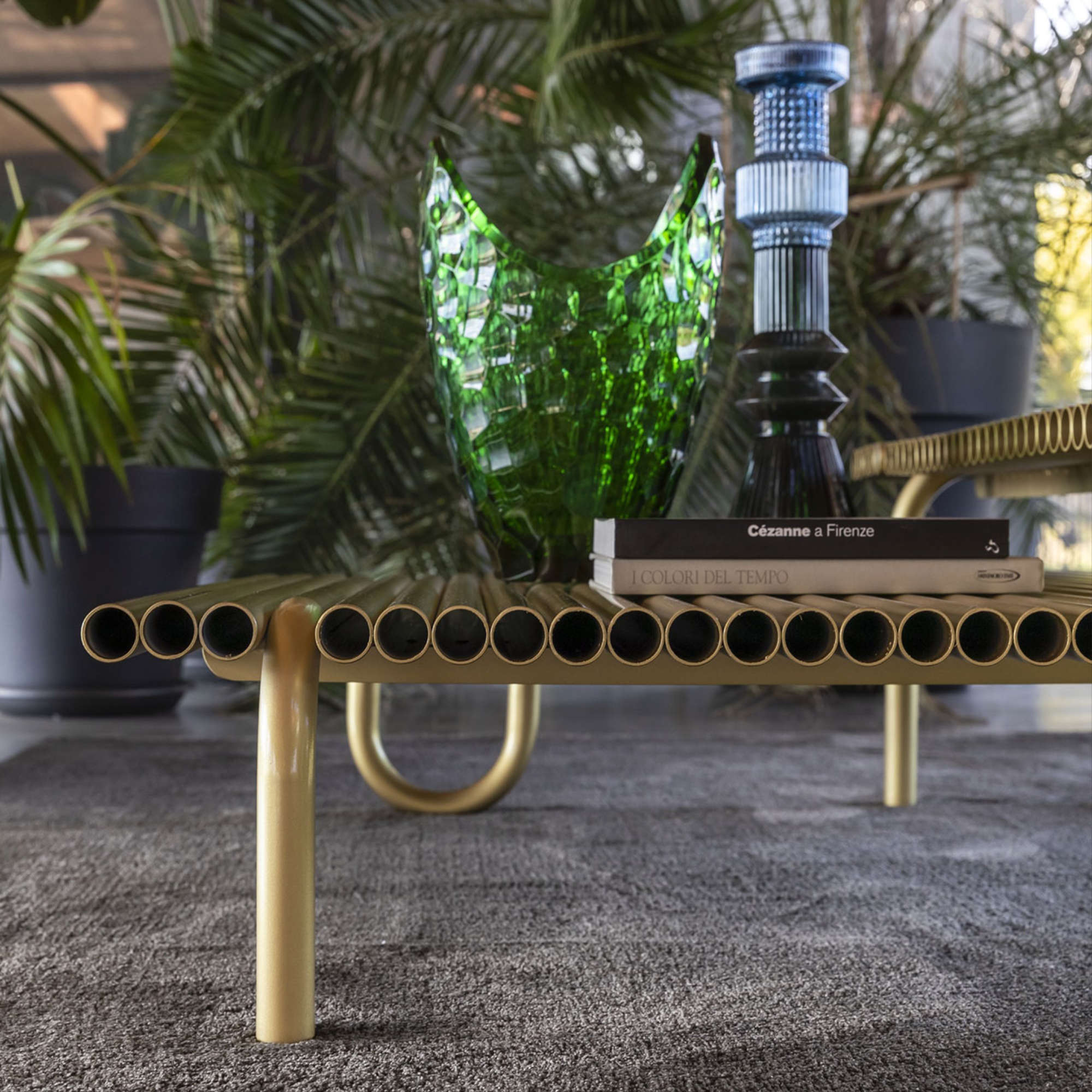 Pipelines 175 Coffee Table - Black Metal-7