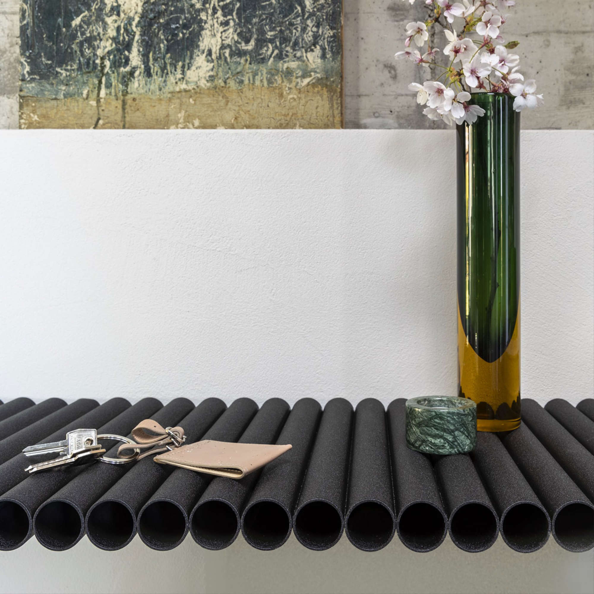 Pipelines 175 Coffee Table - Black Metal-5