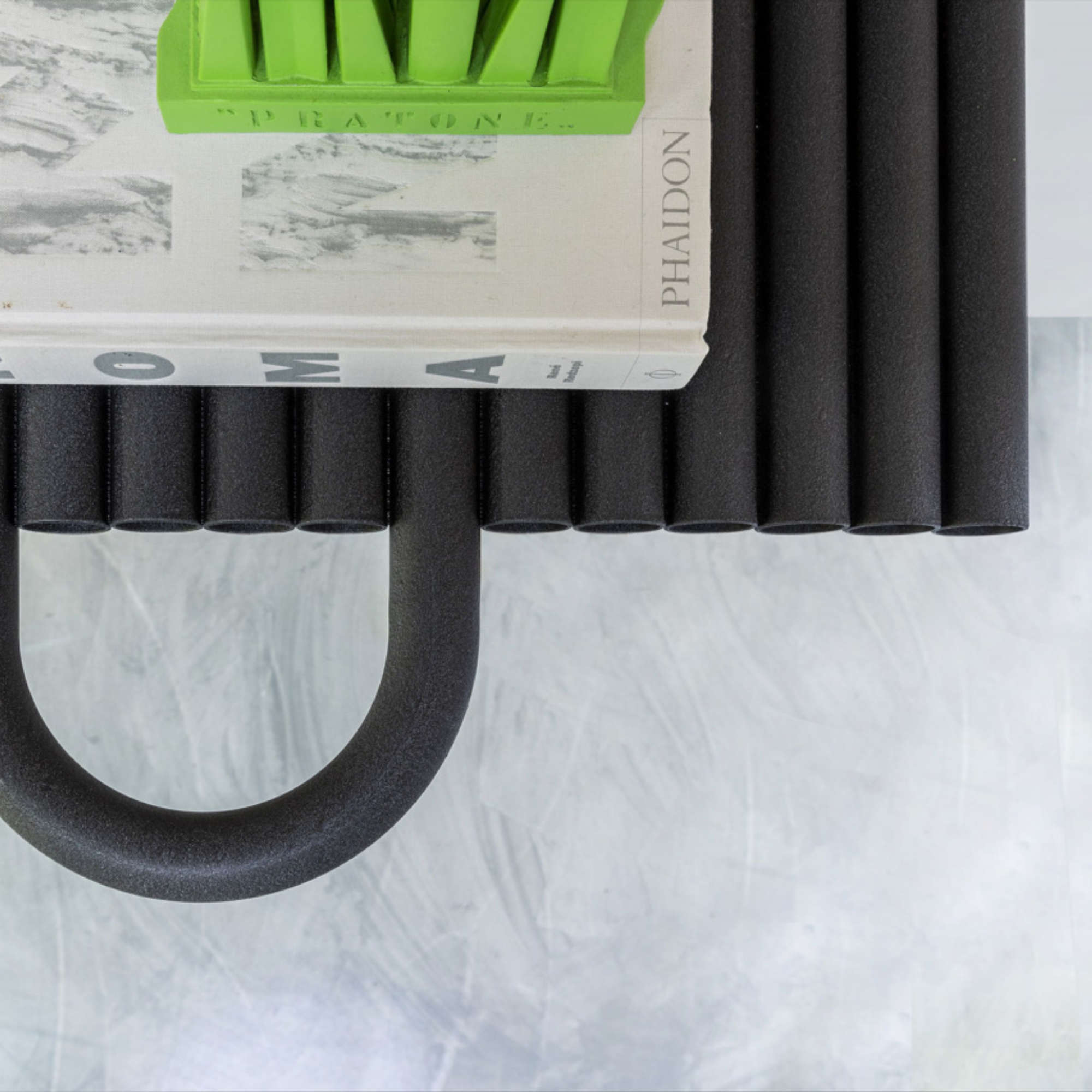 Pipelines 175 Coffee Table - Black Metal-4