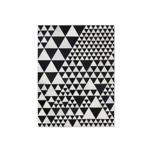 Pyramid Rug - Black/White - 240x170