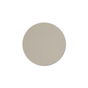 Glass Mat Circle Softbuck Light Grey