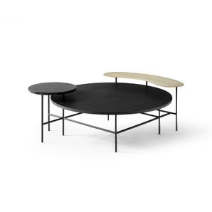 Palette JH25 Coffee Table - Brass/Marquina/Black Ash