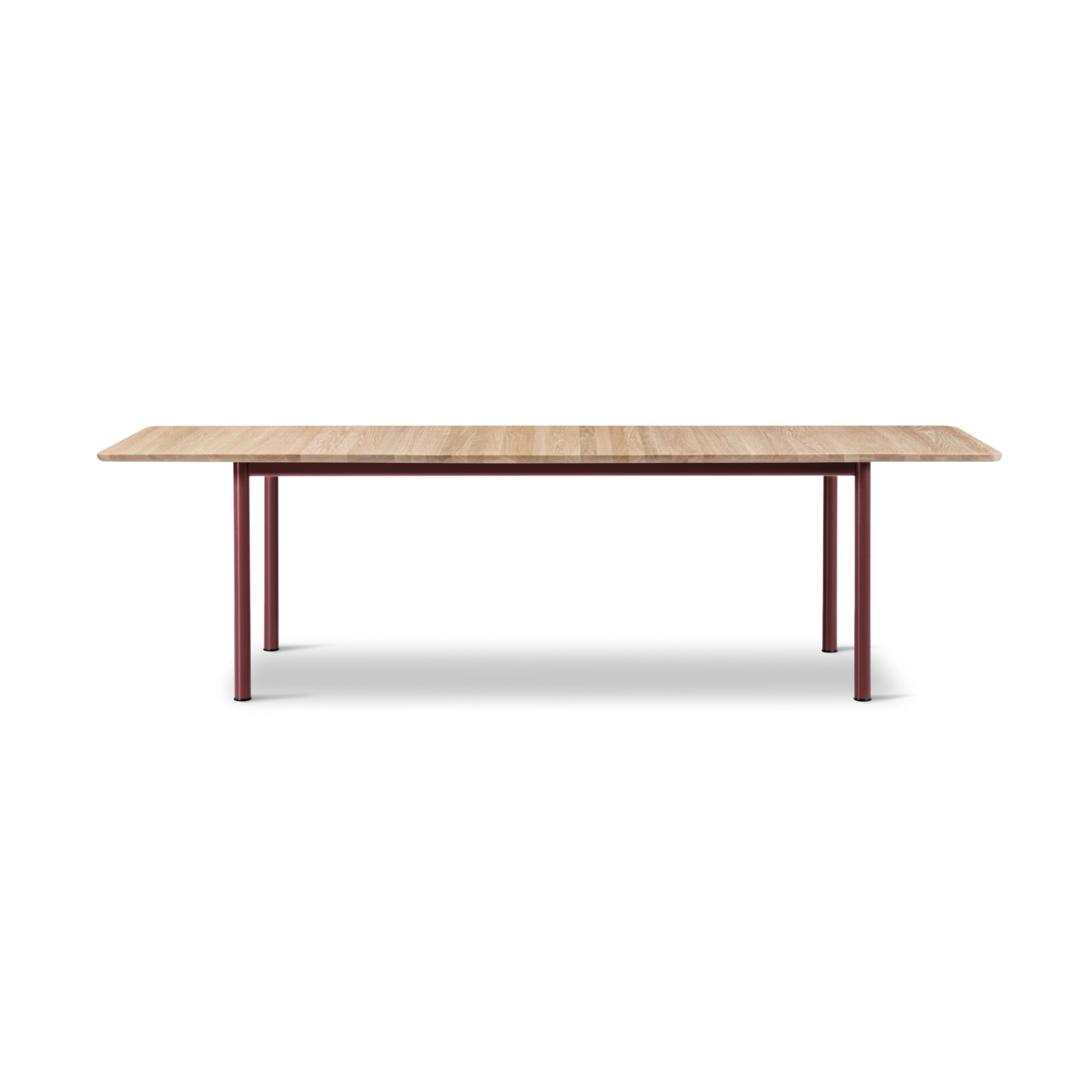 Plan 6632 Extendible Dining Table - Bordeaux/Oak Light Oil-2