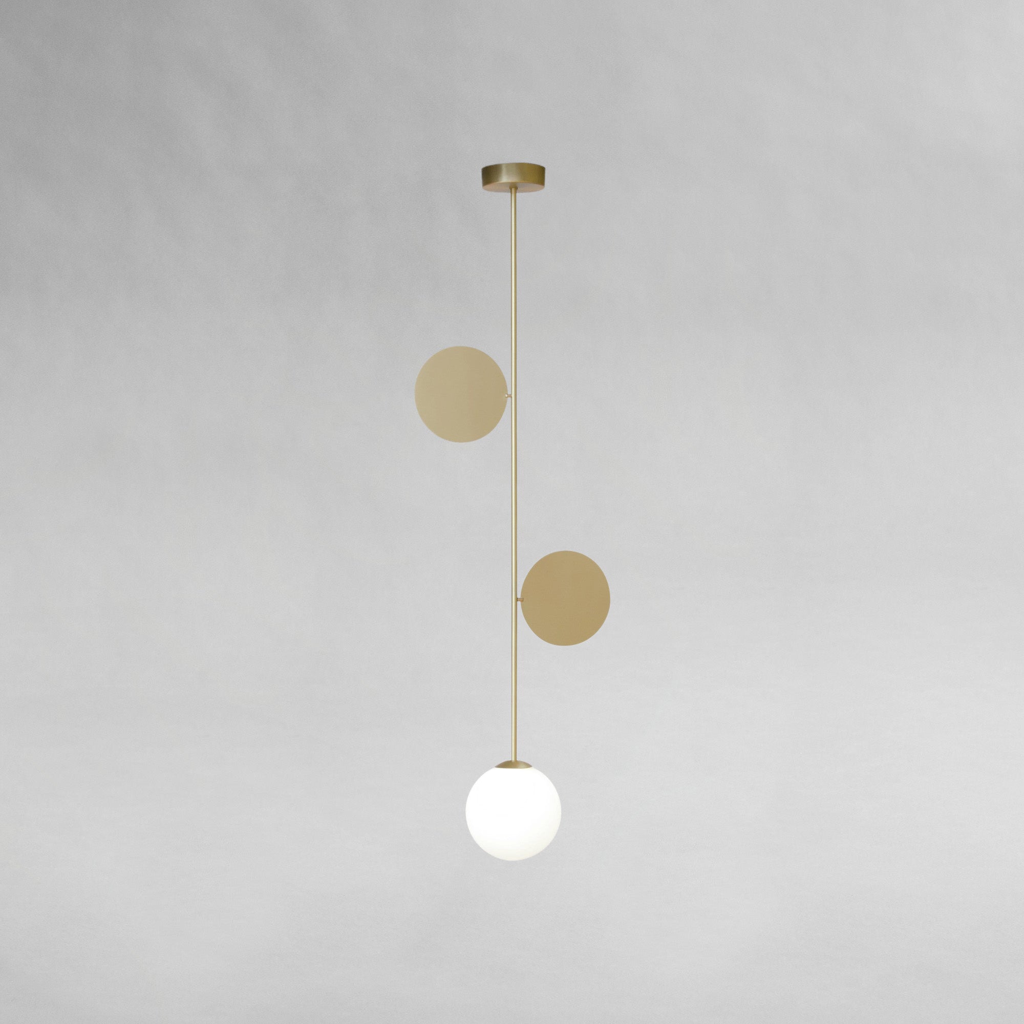 Plates Pendant Lamp - Brass