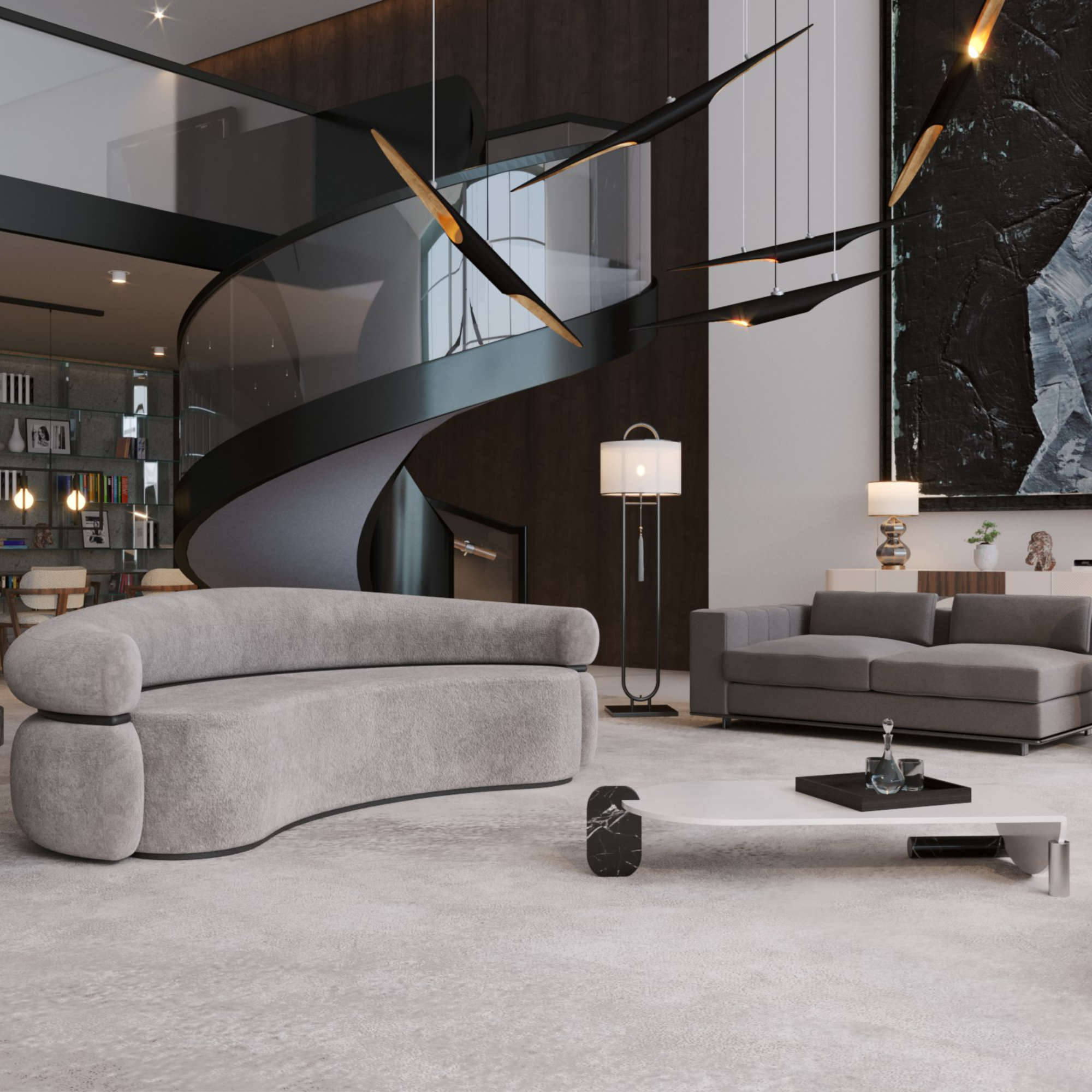 Playing Games 168 Coffee Table - Estremoz White-3